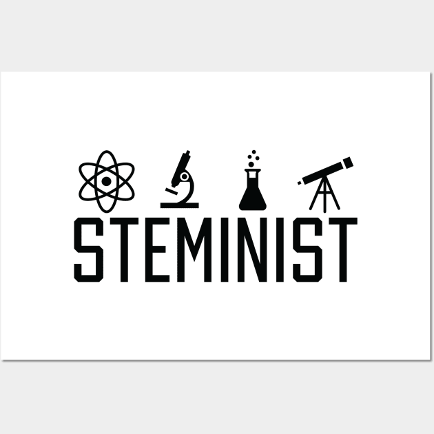 STEMINIST - Funny Science Joke Wall Art by ScienceCorner